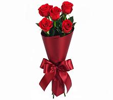 Букет 5 Красных роз Эдлесс Лав в Пирочи