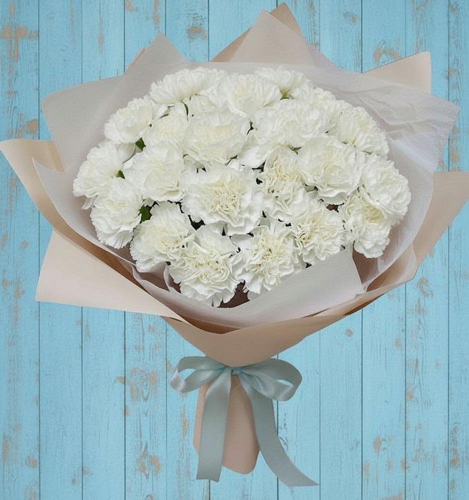 Букет цветов из: Гвоздики в Пирочи