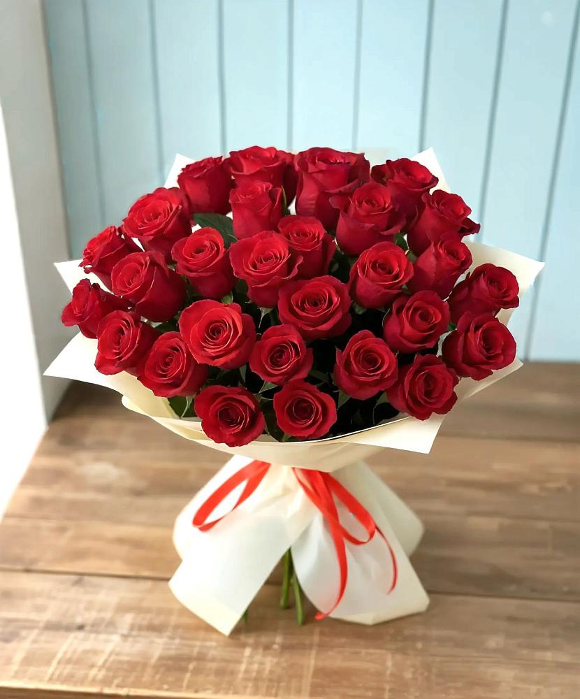 Букет 29 Красных роз в Пирочи