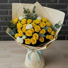 Букет цветов из:  Розы #REPLACE_PRED# Пирочи