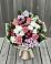 Букет цветов из: Альстромерии, Гвоздики, Розы и Хризантемы в Пирочи