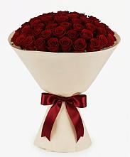 Букет 101 Бордовая роза Блэк Бакарра в Пирочи