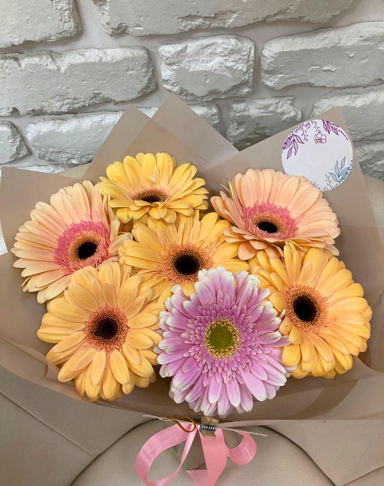 Букет цветов из: Герберы в Пирочи