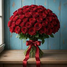 Букет Красные розы Блэк Меджик в Пирочи