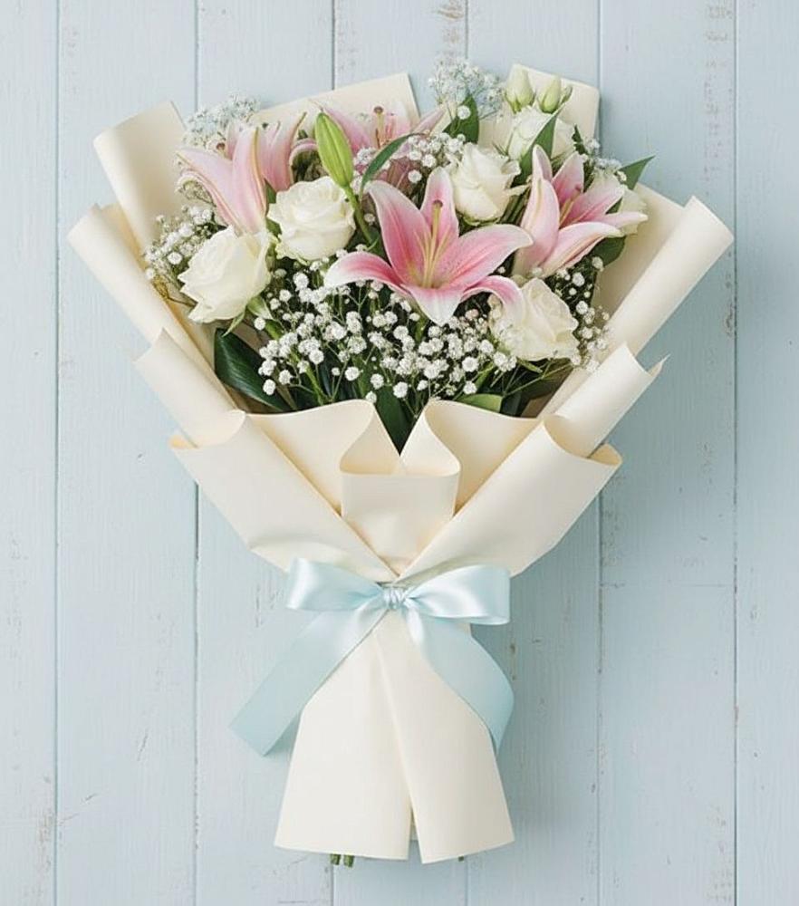 Букет цветов из: Лилии в Пирочи