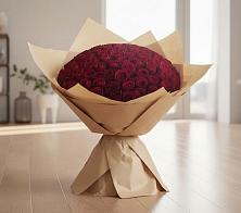 Букет 101 Красная роза #REPLACE_PRED# Пирочи