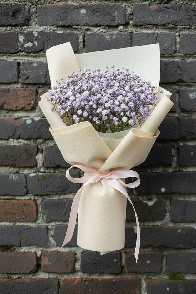 Букет цветов из: Гипсофила в Пирочи