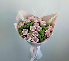 Букет цветов из:  Розы и Хризантемы в Пирочи