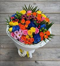 Букет цветов из:  Розы и Хризантемы #REPLACE_PRED# Пирочи