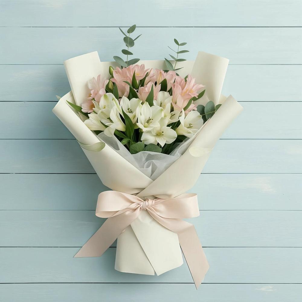 Букет цветов из: Альстромерии в Пирочи