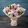 Букет цветов из: Хризантемы, Альстромерии и Розы в Пирочи